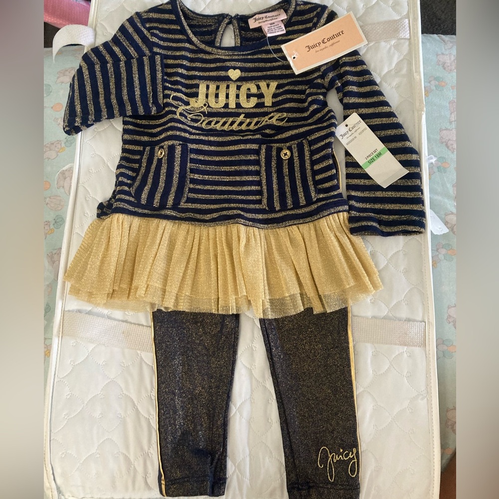Juicy couture 2 piece long sleeve set